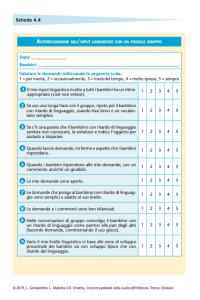 Scheda di osservazione